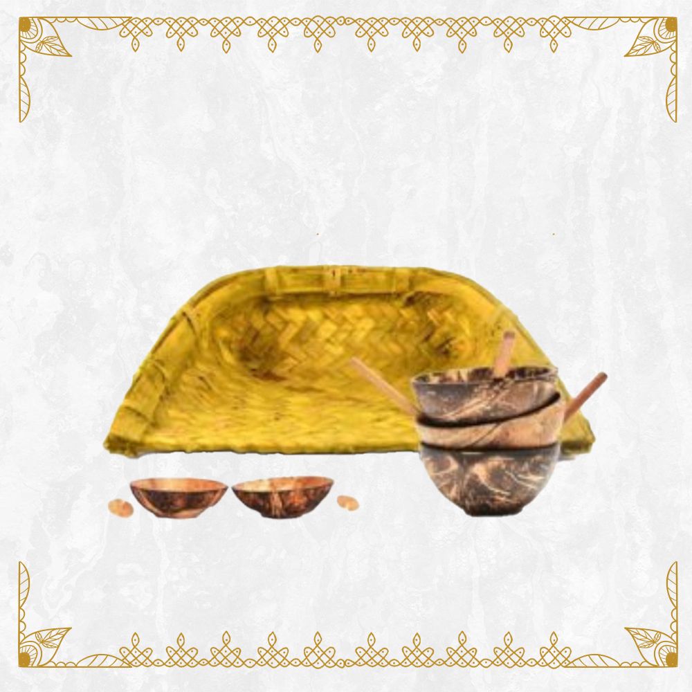 Bamboo & Coconut Shell