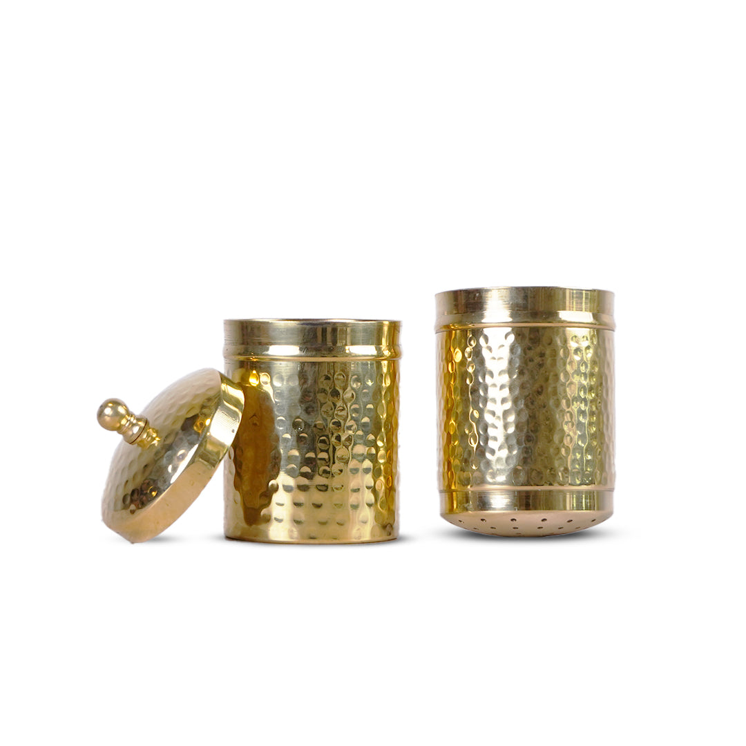 Brass Coffee Filter - Hammered