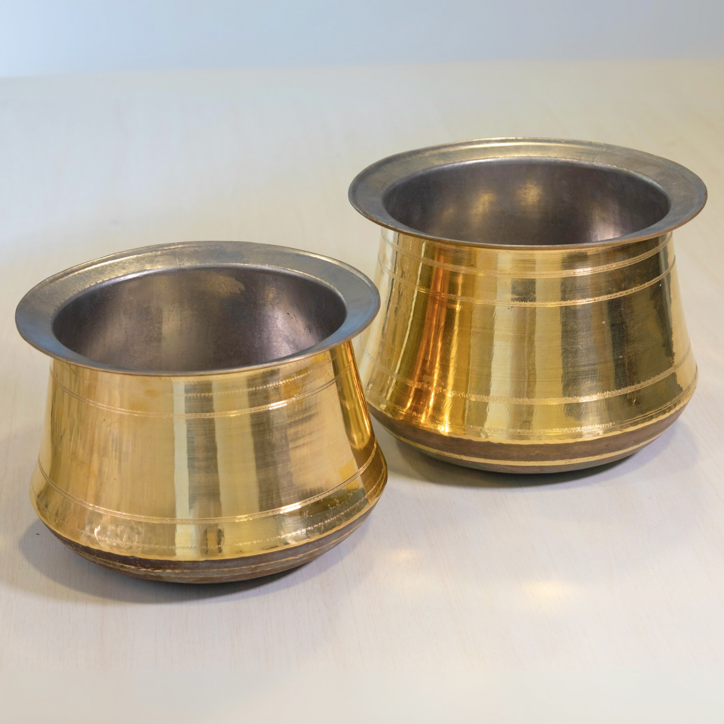 Brass Kulambu Pathram - Essential Traditions by Kayal - - International Shipping