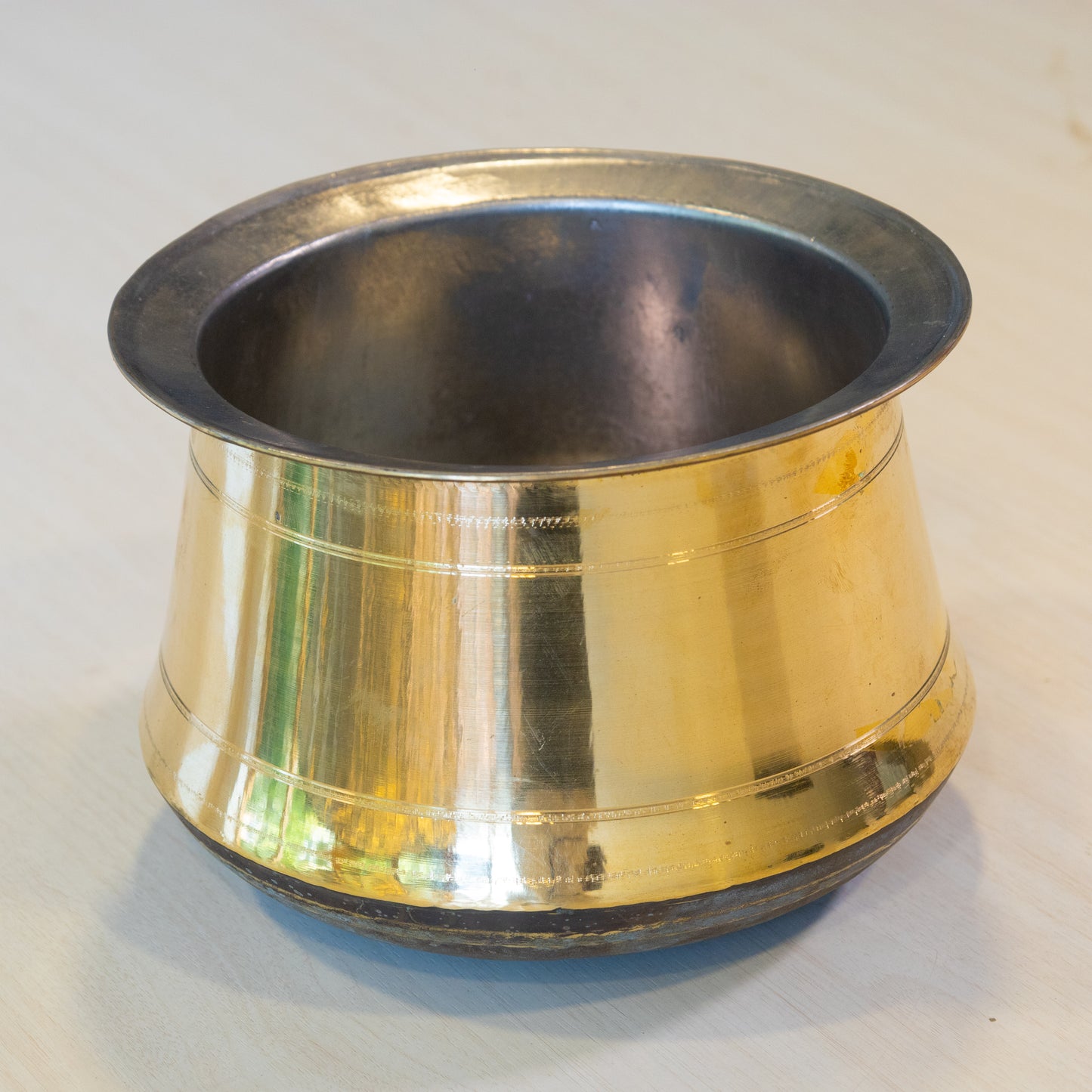 Brass Kulambu Pathram - Essential Traditions by Kayal - - International Shipping