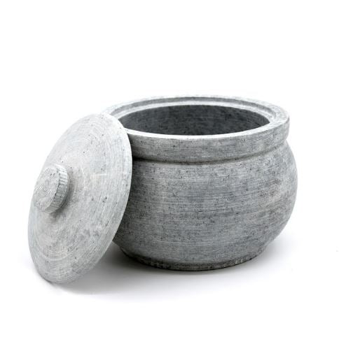 Soapstone Curd Jar - Essential Traditions by Kayal -   - International Shipping