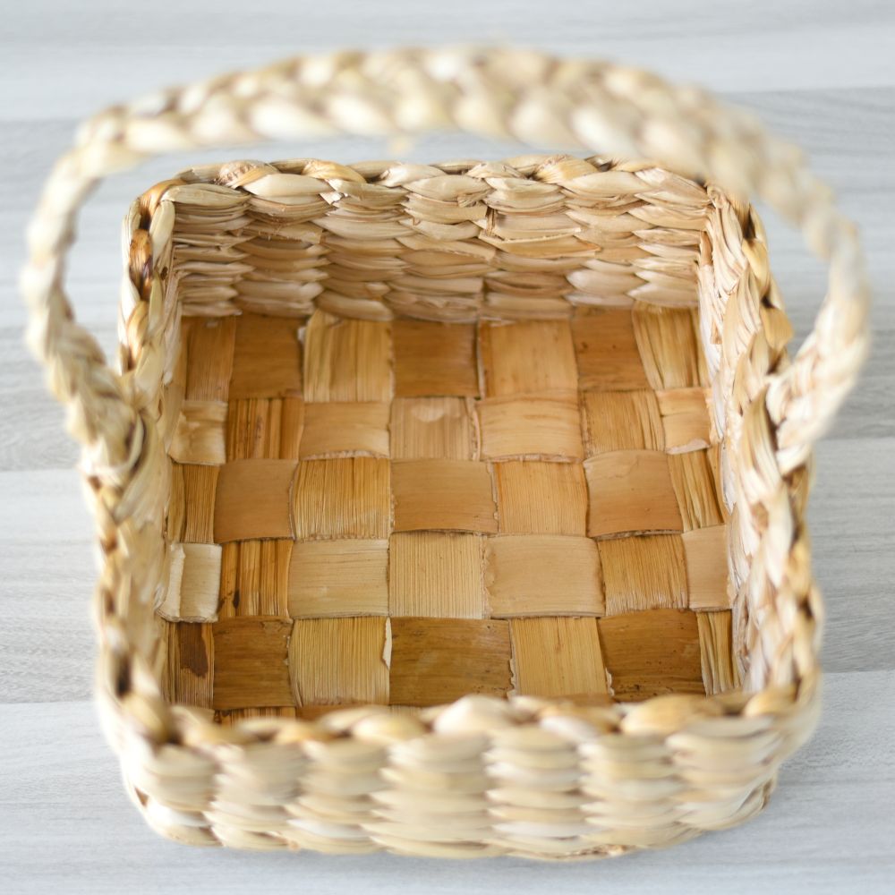Banana Fibre Pooja Basket - Essential Traditions by Kayal - - International Shipping