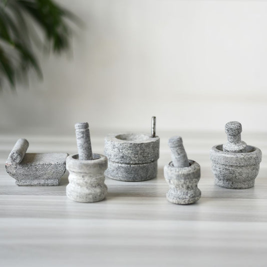 Stone Graha Pravesam Set / Pooja Set / Choppu Set - Essential Traditions by Kayal -   - International Shipping