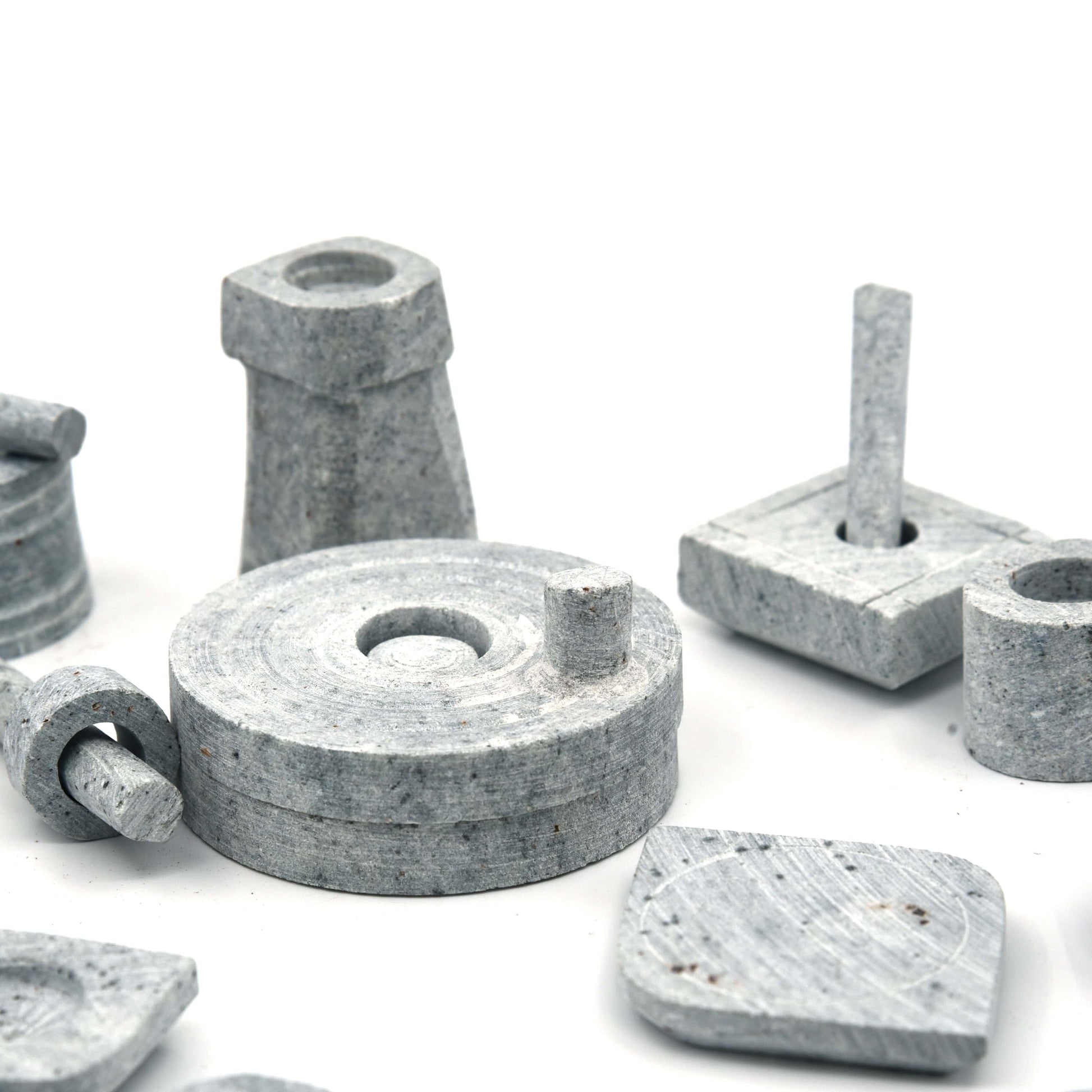 Soapstone Choppu Set( Children kitchen play set) - Essential Traditions by Kayal -   - International Shipping