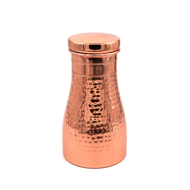 Copper Carafe - Essential Traditions by Kayal - - International Shipping