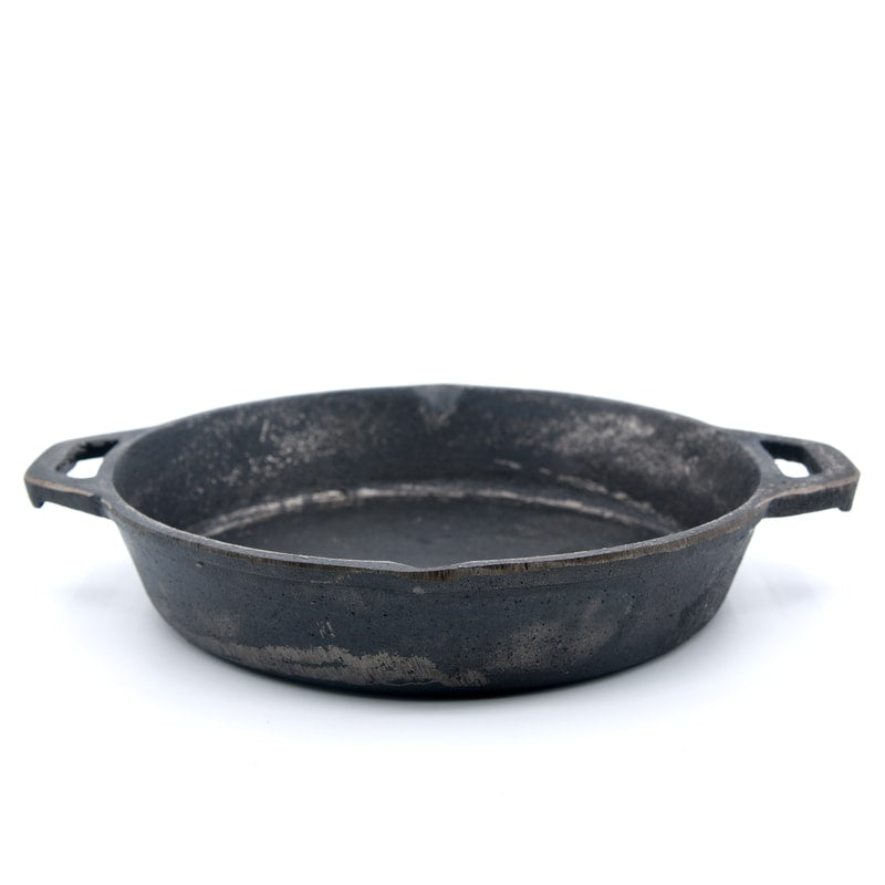 Seasoned Cast Iron Skillet with Double Handle - Essential Traditions by Kayal - - International Shipping