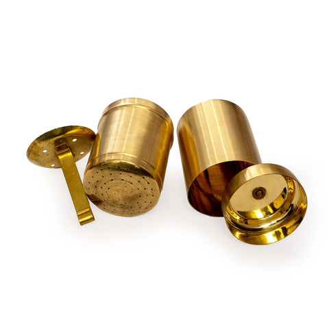 Brass Coffee Filter and Davara Set Combo