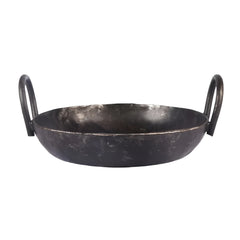 Seasoned Iron Flat Bottom Kadai