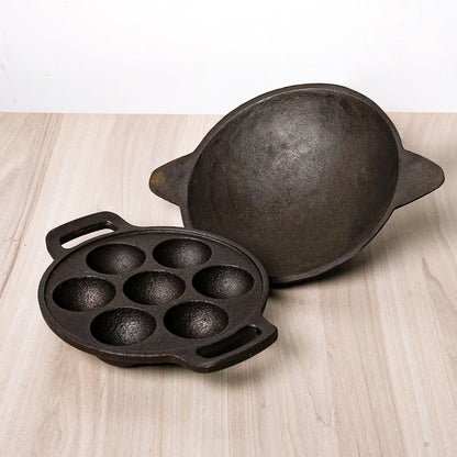 Cast iron Paniyaram Pan and appam pan combo