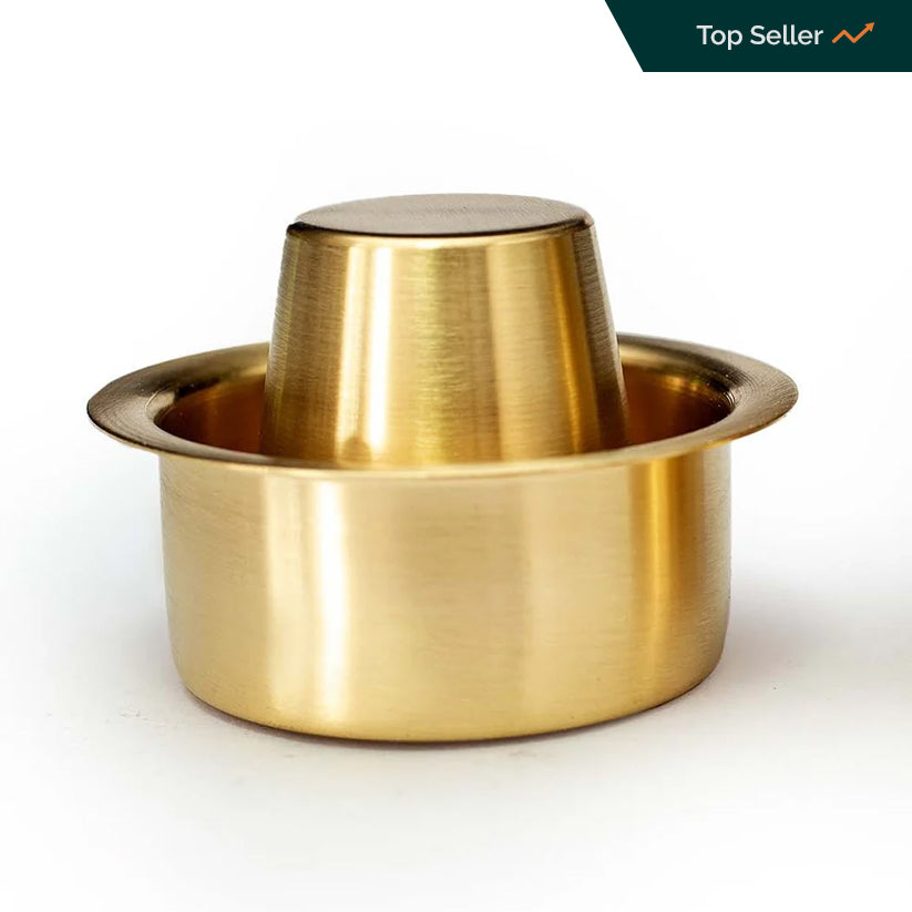 Brass Coffee Davara & Tumbler