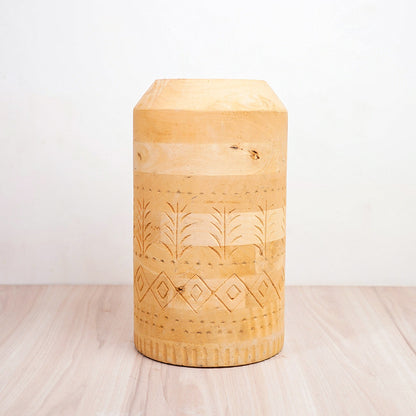 Wooden Art Vase - VARI