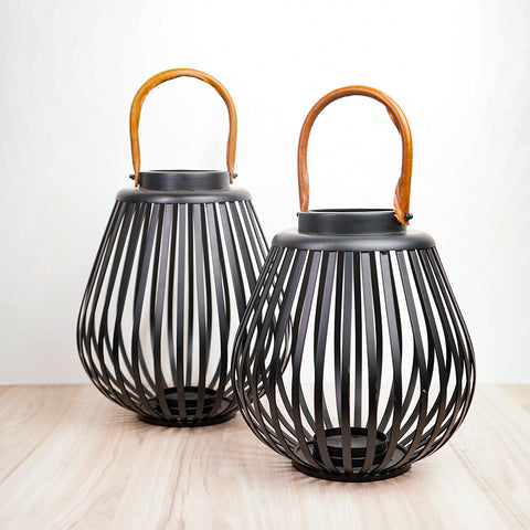 Metal Lantern - Black