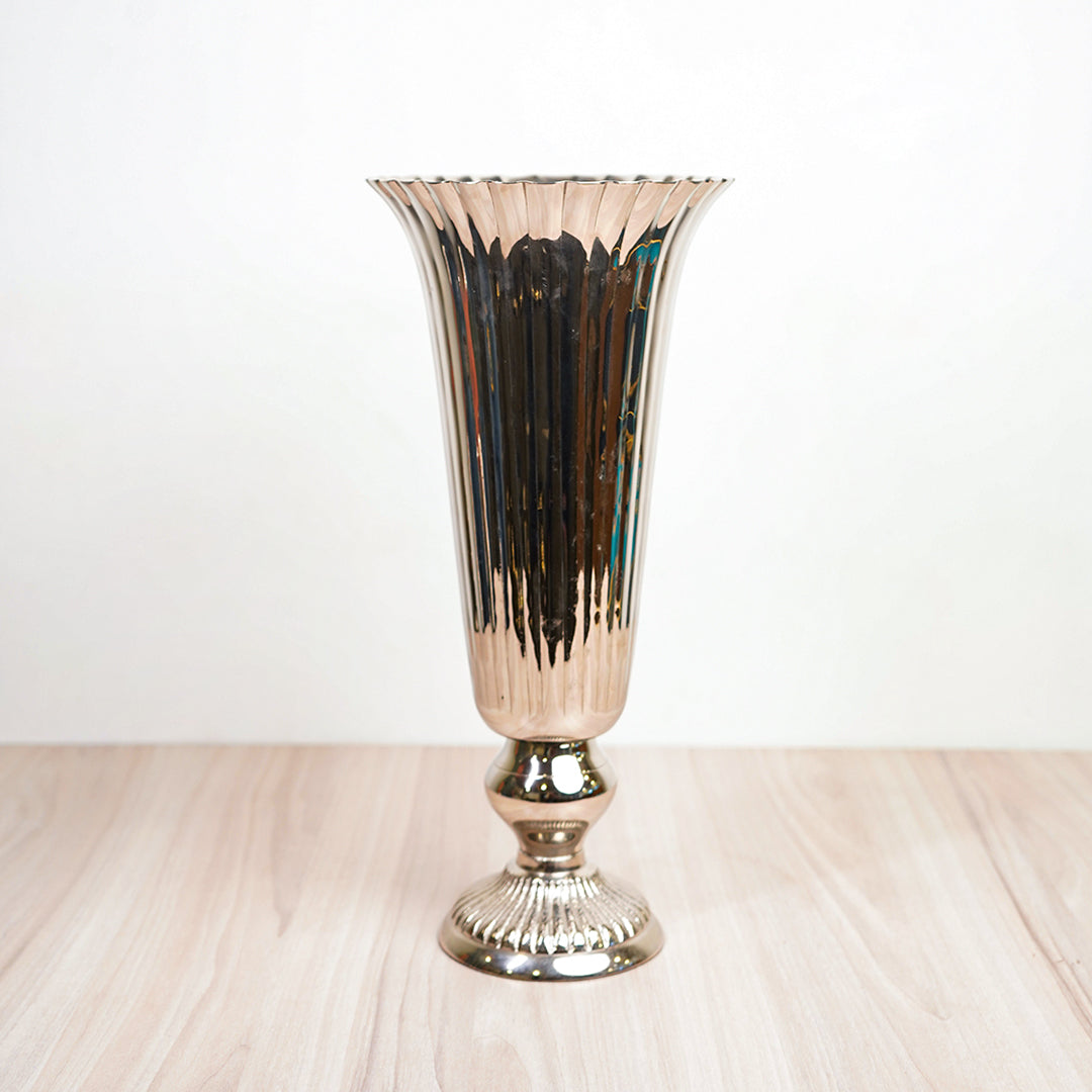 Poonthoovi - Chrome Vase