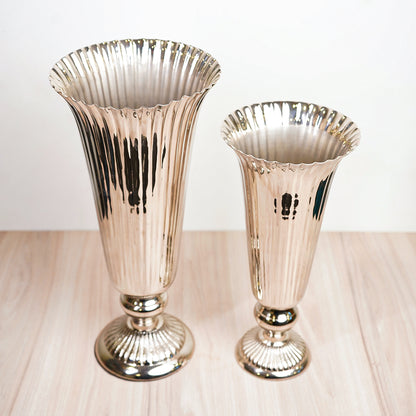 Poonthoovi - Chrome Vase