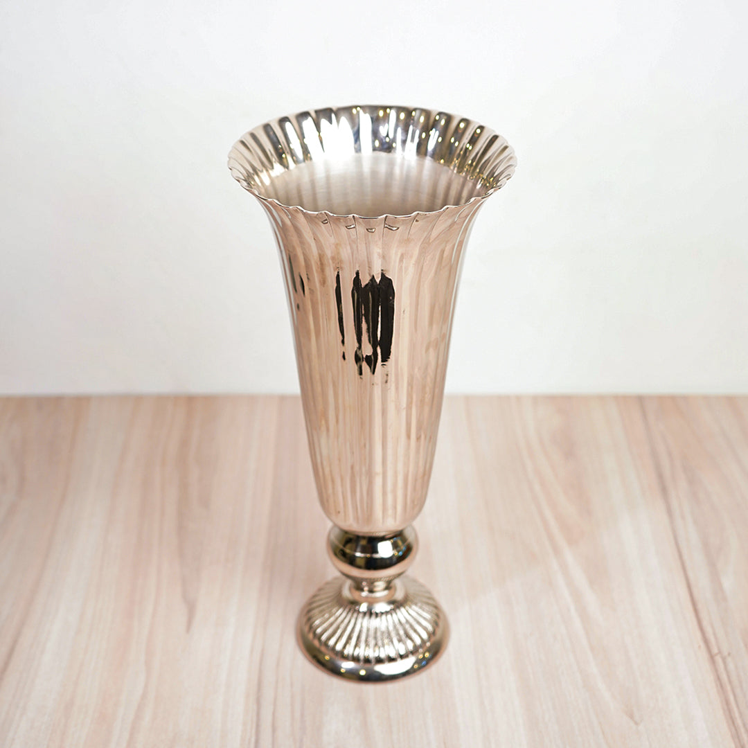 Poonthoovi - Chrome Vase