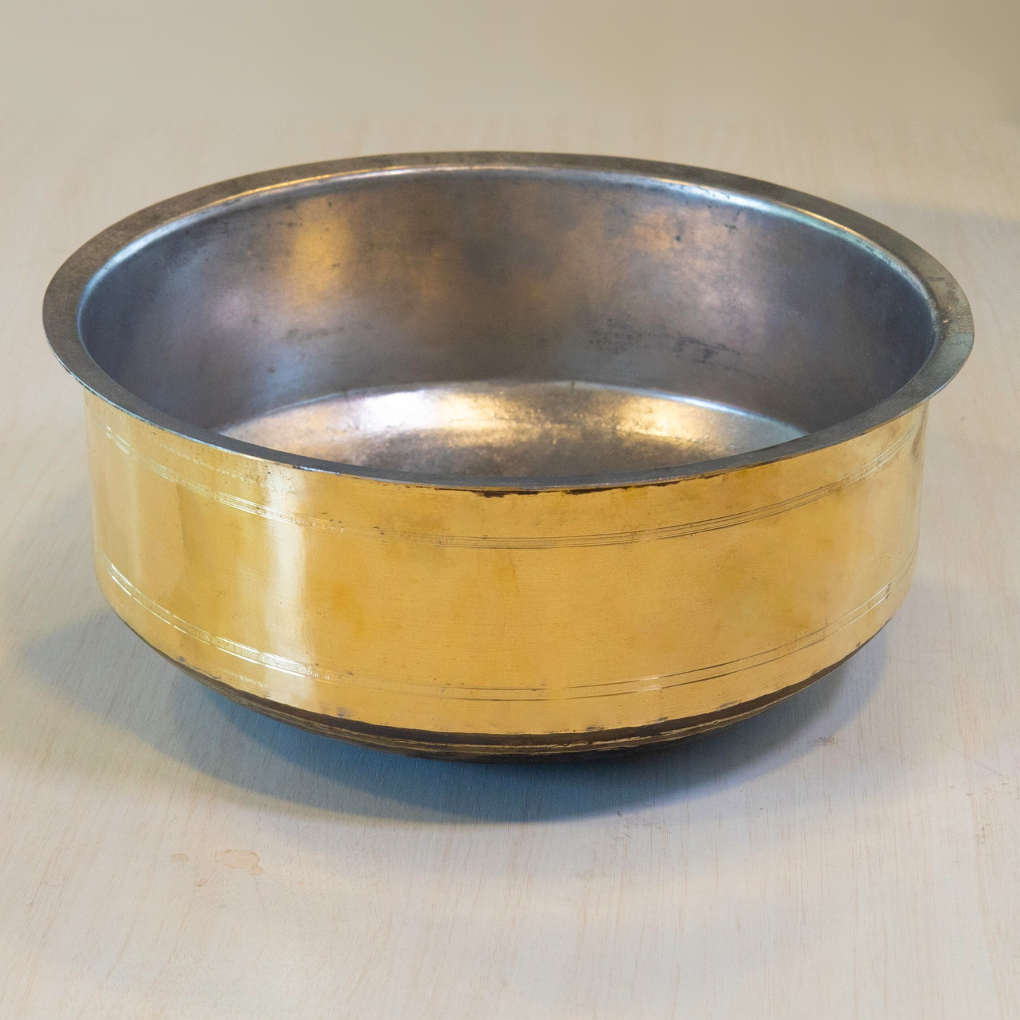 Brass Anda with Tin Lining - Essential Traditions by Kayal -   - International Shipping