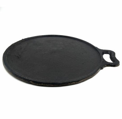 Seasoned Cast Iron Dosa Tawa (11") & Iron Dosa Turner Combo - Essential Traditions by Kayal -   - International Shipping