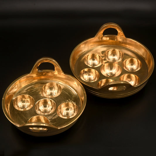 Bronze Paniyaram Chatti - Essential Traditions by Kayal -   - International Shipping