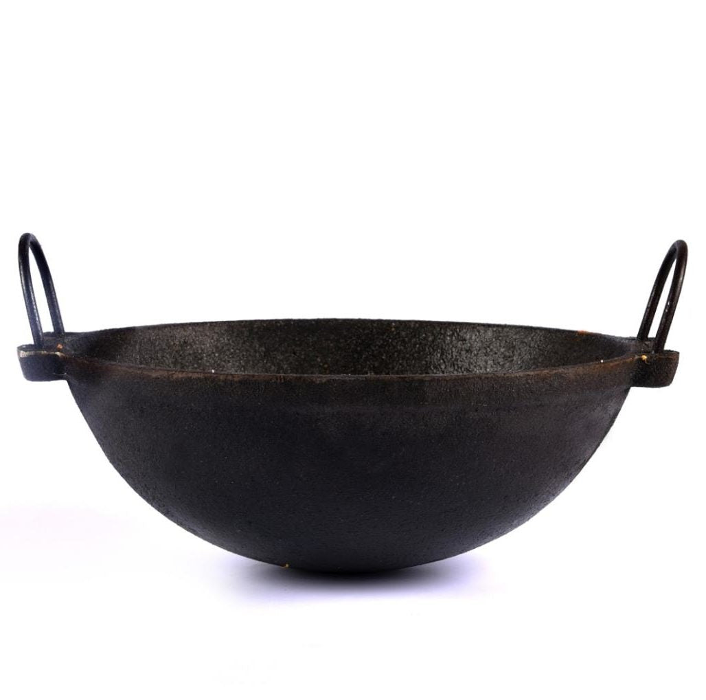 Seasoned Cast Iron Kadai - Essential Traditions by Kayal -   - International Shipping