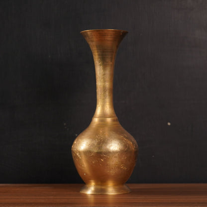 Antique Brass Flower Vase