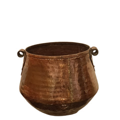 Antique Copper Uruli Hammered