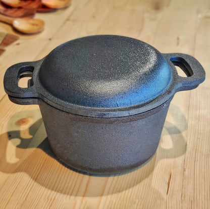 Seasoned Cast Iron Dutch Oven - Essential Traditions by Kayal -   - International Shipping