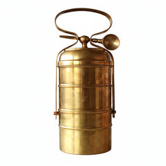 Brass Tiffin Carrier - Tin Coated