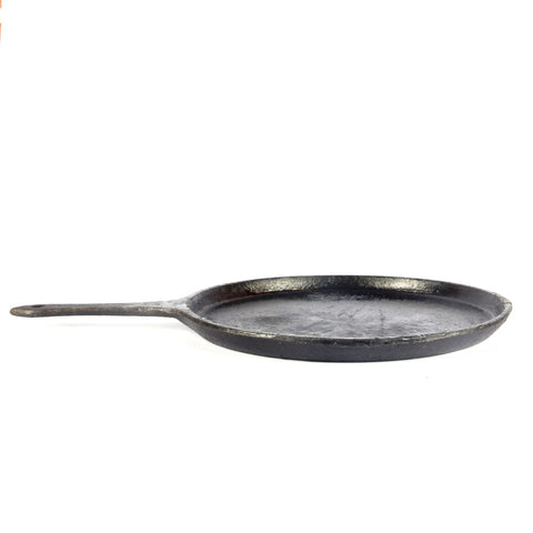 Seasoned Cast Iron Tawa with Handle for Dosa / Chapati / Roti