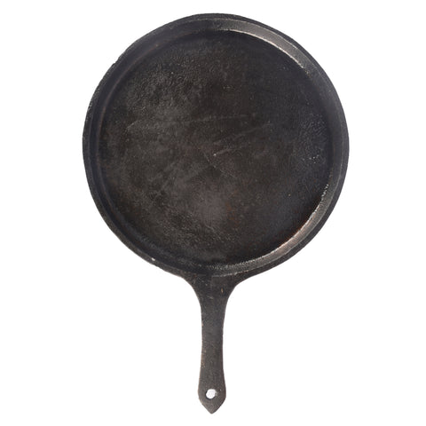 Seasoned Cast Iron Tawa with Handle for Dosa / Chapati / Roti