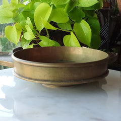 Antique Bronze Uruli - Flat Bottom