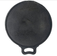 Handmade Seasoned Cast Iron Flat Dosa Tawa