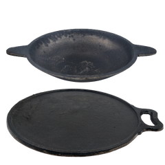 Seasoned Appa Kadai and Dosa Tawa