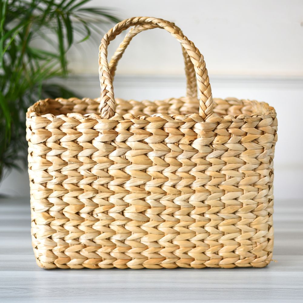 Banana Fibre Purchasing Basket - Rectangle