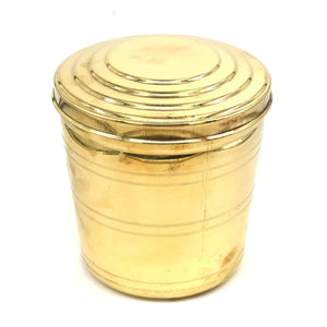 Brass Storage Container - Essential Traditions by Kayal -   - International Shipping