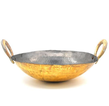 Brass Kadai - Tin Coated - Essential Traditions by Kayal -   - International Shipping