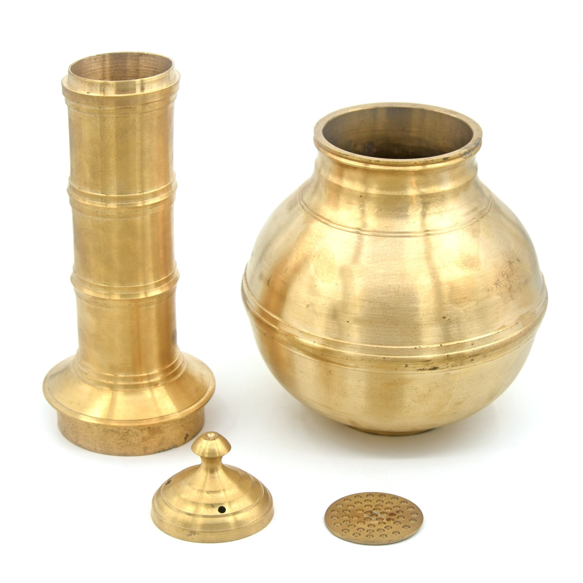 Bronze Puttu Kudam - Essential Traditions by Kayal -   - International Shipping