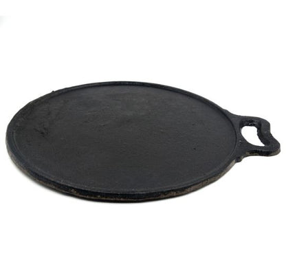 Seasoned Cast Iron Flat Dosa Tawa - Essential Traditions by Kayal - International Shipping