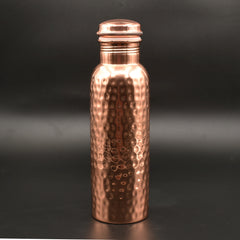 Copper Water Bottle - Hammered Finish