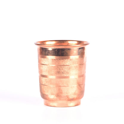 Copper Etched Tumbler Set of Two - Essential Traditions by Kayal -   - International Shipping