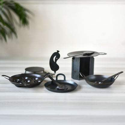 Iron Kitchen Miniature/ Choppu Saaman Set - Essential Traditions by Kayal -   - International Shipping