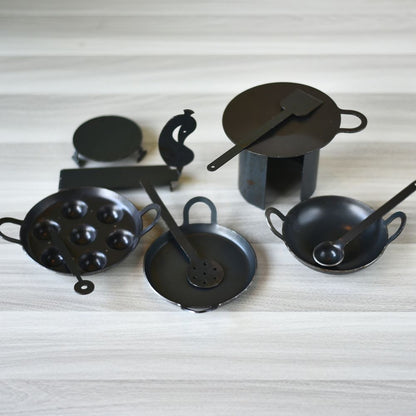 Iron Kitchen Miniature/ Choppu Saaman Set - Essential Traditions by Kayal -   - International Shipping