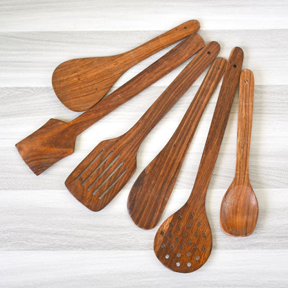 Wooden Spatula Set - Essential Traditions by Kayal -   - International Shipping