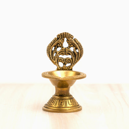 Brass Lamp (Antique finish) - Essential Traditions by Kayal -   - International Shipping