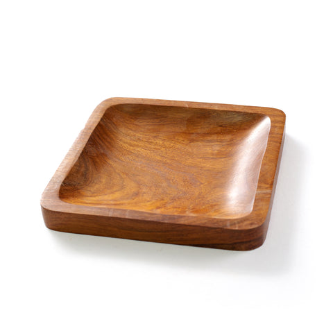 Wooden Plate Square