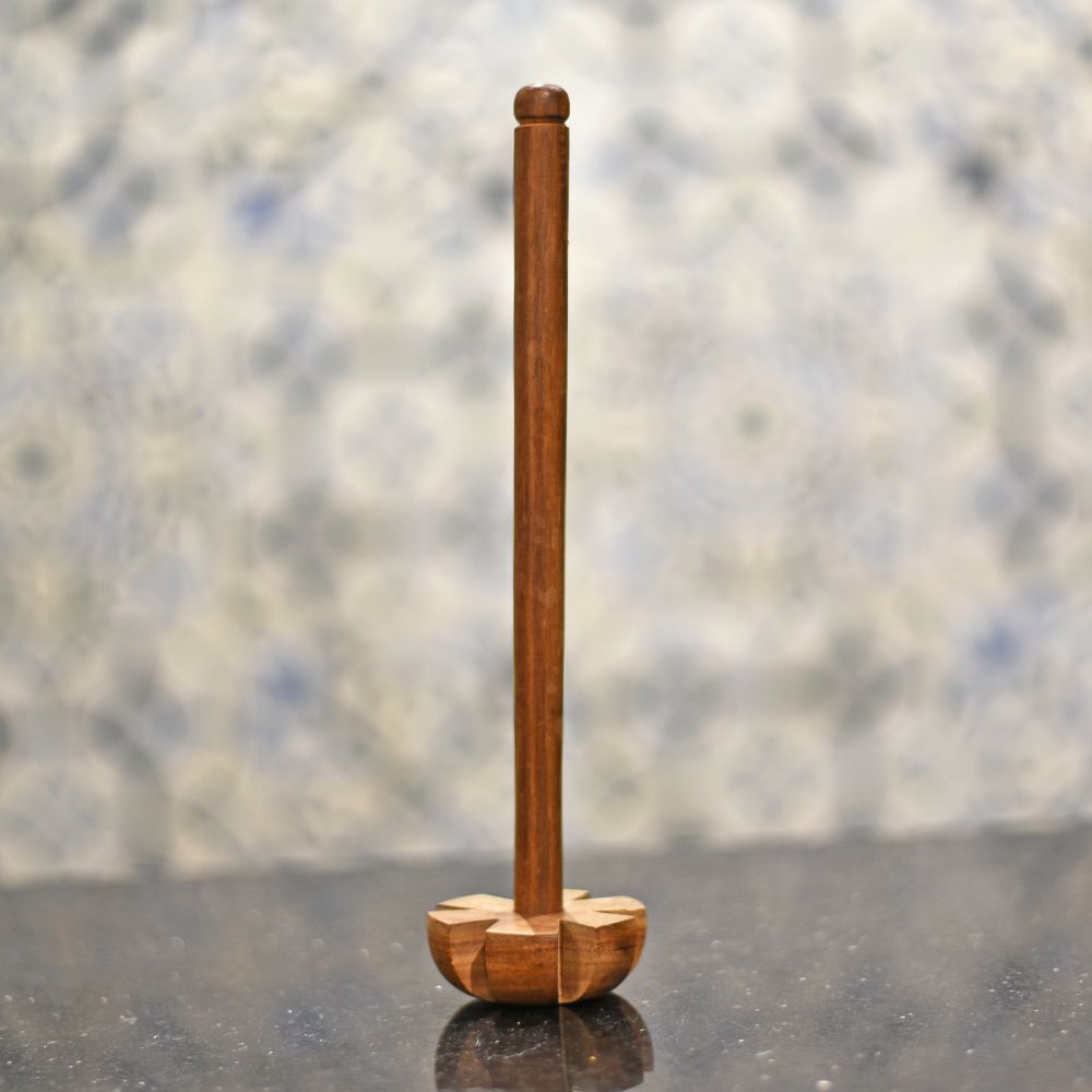 Wooden Buttermilk Churner - Essential Traditions by Kayal -   - International Shipping