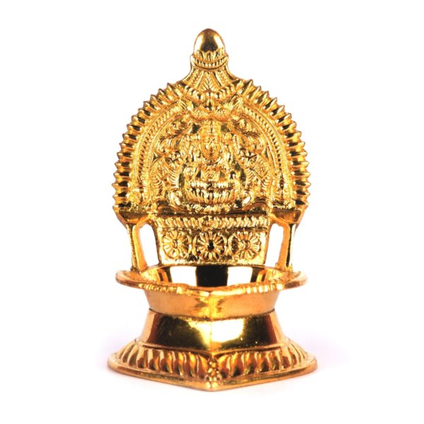 Traditional Brass Gajalakshmi Lamp