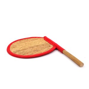 vetiver hand fan with handle