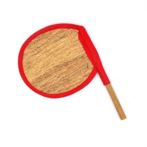 vetiver hand fan with handle