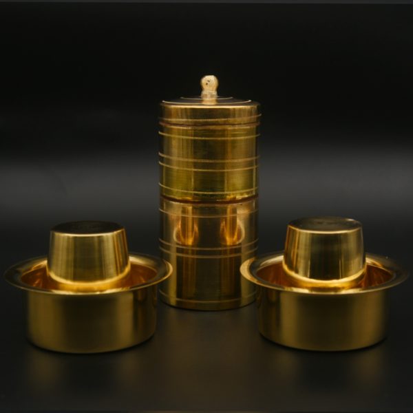 Brass coffee filter