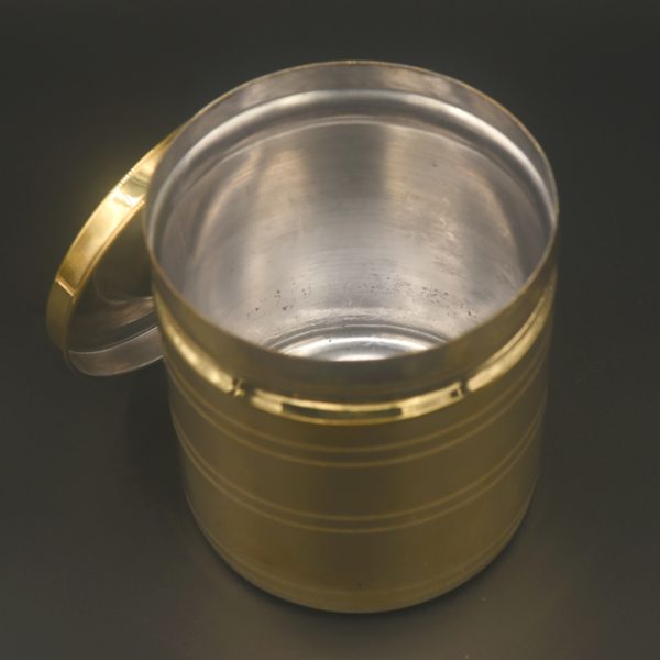 brass kitchen container